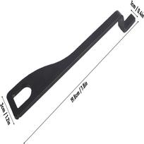 Anti Theft Design Air Vent Lock Extension Hook 19.8cm Length Car Tailgate Lock  For VW T4 T5 T6 black
