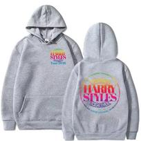 Harry Styles Together Tour 2026 Oficialūs atributai Vyriškas džemperis su gobtuvu Lengvas medvilnės mišinys Kasdienis megztinis be užtrauktuko Medium white
