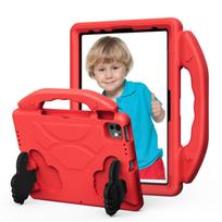 Kids Case for iPad Pro 11 inch(////)iPad Air5/4(10.9-inch) Shockproof Full-Body with Handle Stand Tablet iPad Pro11in raudona