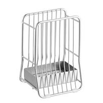304 Stainless Steel Kitchen Knife Block & Draining Rack with Chopstick Holder