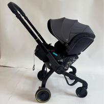 Kūdikio 4-in-1 automobilinė kėdutė ir vežimėlis (sėdimas-gulimas) (0-24 mėn) pilka