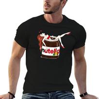I Love Nutella Tshirt Utility Casual Work Tshirt 3XL black