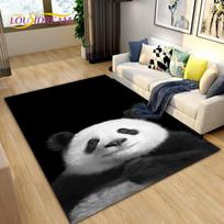 3D Animacinis Mielas Panda Plotinis Kilimas, Kilimas Svetainei, Vaikų Kambario Dekoravimui, Vaikų Žaidimų Šliaužiojimui Minkštas Neslystantis Grindų Kilimėlis Dovana 70x100cm