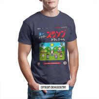 Dr Slump Japanese Unisexga Arale Press Start Unisex Clothes Funny TShirt Unisexs T Shirt Cartoon Anime Graphic Print Tee Shirts M black