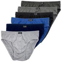 100 % medvilnės vyriški apatiniai, kelnaitės iki juosmens, jauni laisvi apatiniai, plius riebalai didesnio dydžio apatiniai 6 vnt. 6XL blue