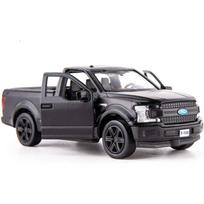 1/36 mastelio Ford F150 pikapas liejimo automobilio modelis, cinko lydinio žaislinis automobilis vaikams, atitraukiami transporto priemonės žaislinis automobilis mažiems vaikams, vaikams, berniukams, mergaitėms 1/36-Size:12.5*5*4cm juoda