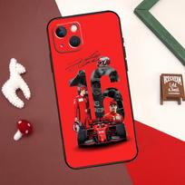 Charles Leclerc 16 F1 dėklas, skirtas iPhone 13 12 14 15 Pro Max Mini 7 8 Plus SE 2020 X XS MAX XR 11 14 15 Pro Max dangtelis iPhone X XS