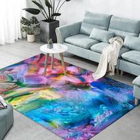Skandinaviškas vizualizavimas Namų svetainės dekoravimas Kilimas Violetinis Abstraktus Miegamojo lovos krašto Didelis kilimas 120*160cm gray