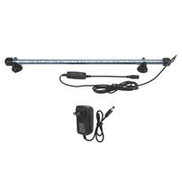 Atsparus vandeniui akvariumo apšvietimas su LED šviesa, 3 režimai, reguliuojamas 100?240V JAV kištukas 48CM 48cm/18.9in gray