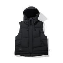 Li Ning X Jackie Chan Collaboration Kung Fu Series Hooded Zipper Solid Color Comfortable Versatile Vest Men vest AMRV049-3 XXL black