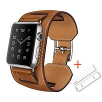 Dirželis apple watch juostai 44mm 49mm 46mm 45mm 41MM 40mm Natūralios odos apyrankės laikrodžio dirželis iwatch serija 11 10 8 7 6 SE Ultra 2 S11 42mm ruda