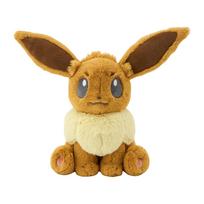Pokemonų centro originalus minkštas apkabinamas pliušinis žaislas Eevee brown