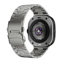 Titanium Men Bracelet for Samsung Galaxy Ultra Watch 2025 47mm Band luxury business metal strap for GALAXY ULTRA 2024 47 correa Galaxy Watch Ultra gray