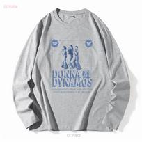 Vintažiniai Donna And The Dynamos T-shirt 'Tik vienai nakčiai' Mamma Mia filmas ilgomis arba trumpomis rankovėmis vintažinis Išplautas minkštas dizainerio drabužiai M white