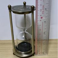 Senovinis metalinis smėlio laikrodis: 1917 M. Stiklinis Laikmatis-Ornamentas Namų Dekoro ir Dovanoms Copper Mini Self-Assemble Sand