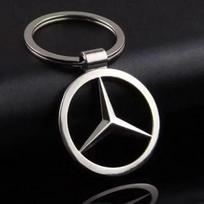 1 vnt. Metalinis automobilio raktų pakabukas Raktų žiedas Raktų laikiklis Raktų aksesuarai Mercedes Benz W210 W211 W124 W176 W203 W204 W212 CLA CLK GLA GLC black