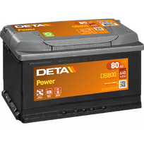 Akumuliatorius DETA Power DB800 80AH 640A