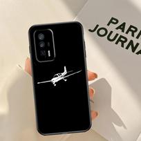 Airplane Aircraft Case For Xiaomi 15T 14T 13T Pro 14 15 Ultra 17 Pro Max POCO F8 F7 F5 F6 X3 X5 X6 X7 Pro Coque POCO F7 Pro white