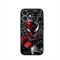 Telefono dėklas Xiaomi Redmi 15C 15 A4 A5 9A 9T 10A 10C 9C NFC Note 11 9 10 Pro 8T Dėklas Žmogus-voras Marvel Venom Spiderman Korpusas Redmi 15 5G (169mm) black