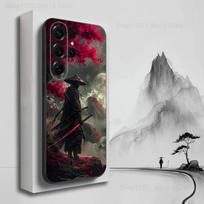 Samurai Art Bushido Case For Samsung S21,S9,S22,S25,S20,S10,Plus,Ultra,S24,S23,FE,Lite,Soft Silicone Black SamsungS9