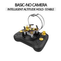 2026 K01 Mini 4K Dronas Kino Kokybės Fotografija Jungtis Prie VR Nuotolinio Valdymo Orlaivis 360° Apvirtimas Orlaivis Sraigtasparnis Vaikas Vaikų Žaislas Dovana UAV NO Camaera geltona