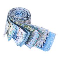 40 vnt. Jelly Roll gėlių medvilninis audinys Spalvingi spausdinti dygsniavimo juostelės Patchwork audinys Pasidaryk pats rankų darbo siuvimo medžiagos audinys L&96g gray