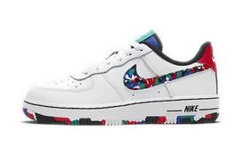 Nike Air Force 1 Low Crayon White Multi PS CU4634-100 28