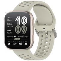 Originalus silikoninis dirželis Amazfit Bip 6 Oficialus kvėpuojantis apyrankės Correa pulseras for Amazfit Bip6 Keičiami priedai For Amazfit Bip 6 gray