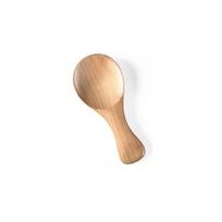 WIKHOSTAR Mini Wooden Spoons Small Kitchen Spice Condiment Spoon Sugar Tea Coffee Scoop Short Handle Wood Kids Spoon
