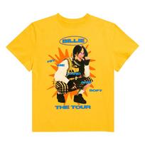 Billie Eilish HIT ME HARD AND SOFT filmo grafika Medvilninis unisex marškinėlis Vasaros Naujas vintažinis Unisex mada Apvalios apykaklės T-shirt M yellow