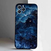 Kosmosas Galaxy Visatai Telefono dėklas iPhone 17,16,15,14,13,12,11,Pro,XS,Max,XR,Plus,E,SE4,Mini Juodas Minkštas Dangtelis iPhone12PRO