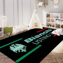 B-Bianchi Dviratis Logotipas Durų Kilimėlis Plaunamas Neslystantis Svetainės Sofos Kėdžių Plotas Kilimėlis Virtuvės Durų Kilimėlis Grindų Kilimas 60cm x 90cm