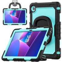 Heavy Duty Case for Lenovo Tab 2025 TB-311FU 10.1 Inch K10 2nd TB311XU 10.1  Shockproof Tablet Cover with 360° Rotatable Bracket Tab2025 TB311FU 10.1 blue