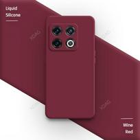 Originalus minkštas telefono dėklas OnePlus 10 Pro 10Pro 10T 5G Classic Square Silikoninis Aukštos kokybės Apsauga nuo kameros Galinis dangtelis Funda OnePlus 10 Pro vyno raudonos spalvos