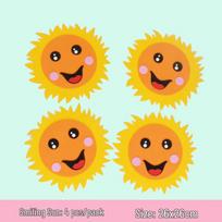 EVA Foam 3D Wall Stickers for Kindergarten and Primary Classroom Decoration red