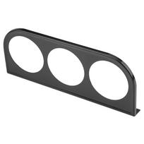 52mm 2 Inch   Multi Hole Meter Gauge Pillar Mount Pod Holder Bracket Silver black