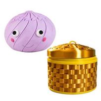3D spausdintas besisukantis koldūno žaislas, Streso malšinantis slidus animacinis garo bandelės žaislas, Sąnarių spiralės besisukantis koldūno fidget žaislas B
