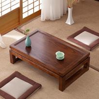 Zen Tatami Kavos staliukas Solidus medinis rašomasis stalas Japoniškas arbatos staliukas Daugiafunkcinis Kompaktiškas Medinis stovas prie lango