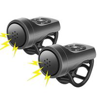 Dviračio ragelis Tinka dviračio ragui Garsus dviračio skambutis Elektrinio paspirtuko ragas Galingas dviračio durų skambutis Mtb dviračio Automobilio priedai Įkraunamas per USB black