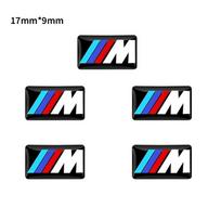 Automobilio lipdukai Vairo stebulės lipdukai BMW M Performance E36 E60 E90 X2 X1 X3 X5 E46 E39 E70 M3 M5 M6 G20 G30 E93 Z3 Z4 f90 sidabras