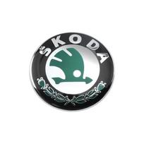 DCLR3 2 vnt. 80mm/90mm 3D automobilio emblema ženkliukas ant variklio dangčio priekio galo bagažinės logotipas Skoda Fabia 1 2 Octavia a7 RS Superb Rapid Yeti Karoq Vision 2pcs 80mm