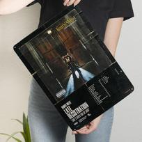 Kanye West Late Registration Poster TV Series Tinplate Sign Wall Decoration Items Customized Metal Signs for Home Room Wall Art 30x40cm(11.8x15.7inch)