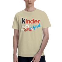 Kinder Kid Joy Su Dviračiu Žaislas Unisex Marškinėliai Kinder Kiaušinio Naujiena Marškinėliai Trumpomis Rankovėmis Apvalia Kaklo Iš Švarios Medvilnės Gimtadienio Dovana Viršutiniai Marškinėliai L beige