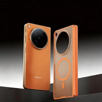 Blueo Case For Oppo Find N6 Matte Wireless Charging Back Cover Case for OPPO FIND N6 1PC&For OPPO Find N6 oranžinė