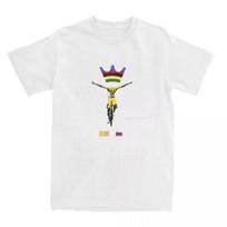 2026 Unisexs Tadej Pogacar Cycling Pogi Team Tshirts Tourde France Unisex Unisex Tshirt S white