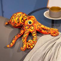 30Cm Simulation Blue-Ringed Octopus Plush Toys Stuffed Colorful Soft Deep Sea Octopus Doll Pretty Room Decor Super Cool Gift 30cm
