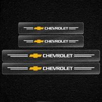 Automobilio lipdukai Durų krašto apsauga Automobilio durų slenksčio lipdukas Apsauga nuo įbrėžimų Chevrolet Silverado Impala Malibu Equinox Cruze Camaro black
