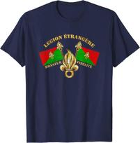 Legion Etrangere Honneur Fidelite French Foreign Legion Unisex TShirt Short Sleeve Casual  Cotton ONeck Summer Shirts L multi