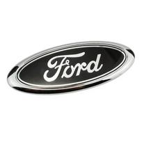 ABS Automobilio Priekinio Variklio Dangčio Galinio Bagažinės Ženkliuko Logotipo Emblema Ford Kuga Fiesta ST Line Escape Focus MK3 MK2 Mondeo MK4 Transit Dangtelio Lipdukas 11.5X4.5CM
