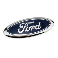 ABS Automobilio Priekinio Variklio Dangčio Galinio Bagažinės Ženkliuko Logotipo Emblema Ford Kuga Fiesta ST Line Escape Focus MK3 MK2 Mondeo MK4 Transit Dangtelio Lipdukas 15X6CM
